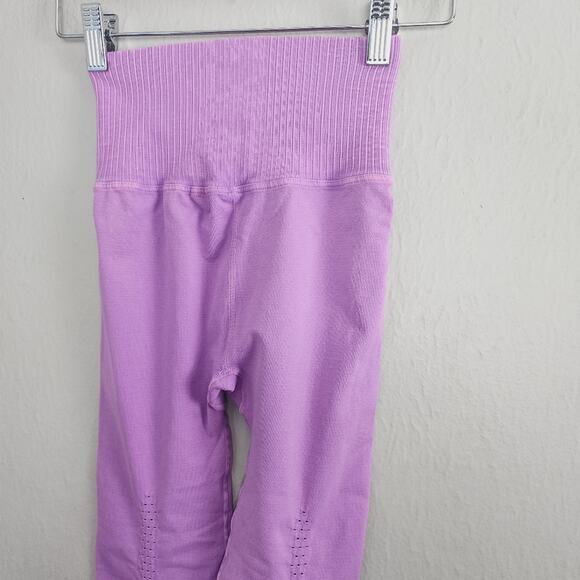 Free People FP Movement High-Rise 7/8 Good Karma Leggings Purple Pink - Picture 8 of 11